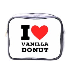 I Love Vanilla Donut Mini Toiletries Bag (one Side) by ilovewhateva