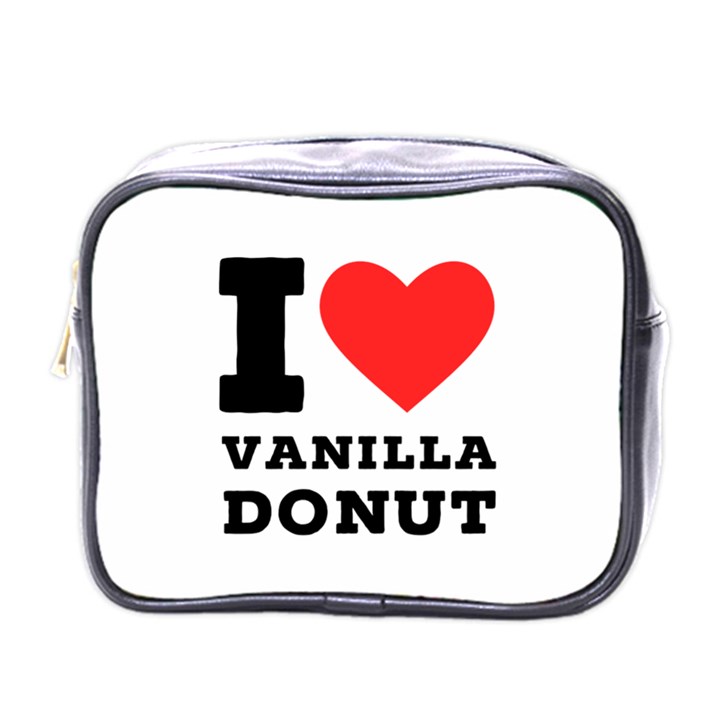 I love vanilla donut Mini Toiletries Bag (One Side)