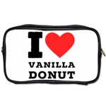 I love vanilla donut Toiletries Bag (Two Sides) Front