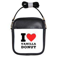 I Love Vanilla Donut Girls Sling Bag by ilovewhateva