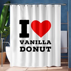 I Love Vanilla Donut Shower Curtain 60  X 72  (medium)  by ilovewhateva