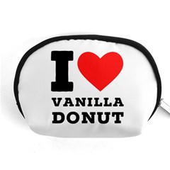 I Love Vanilla Donut Accessory Pouch (medium) by ilovewhateva