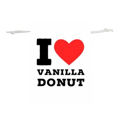 I Love Vanilla Donut Lightweight Drawstring Pouch (s) by ilovewhateva