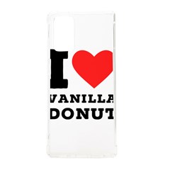 I Love Vanilla Donut Samsung Galaxy Note 20 Tpu Uv Case by ilovewhateva