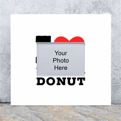 I Love Vanilla Donut White Wall Photo Frame 5  X 7  by ilovewhateva