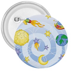 Science Fiction Outer Space 3  Buttons by Ndabl3x