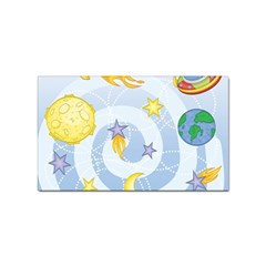 Science Fiction Outer Space Sticker Rectangular (10 Pack) by Ndabl3x