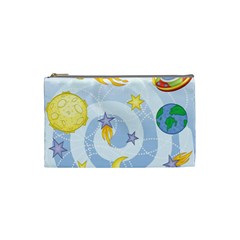 Science Fiction Outer Space Cosmetic Bag (small) by Ndabl3x