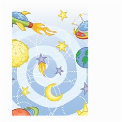 Science Fiction Outer Space Small Garden Flag (two Sides) by Ndabl3x