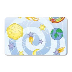 Science Fiction Outer Space Magnet (rectangular)