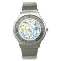 Science Fiction Outer Space Stainless Steel Watch by Ndabl3x