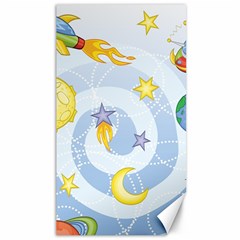 Science Fiction Outer Space Canvas 40  X 72 