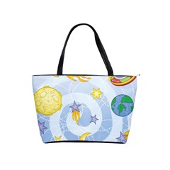 Science Fiction Outer Space Classic Shoulder Handbag by Ndabl3x