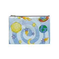 Science Fiction Outer Space Cosmetic Bag (medium)