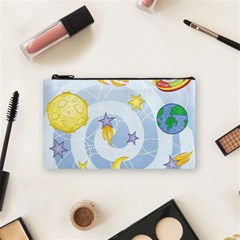 Science Fiction Outer Space Cosmetic Bag (small) by Ndabl3x