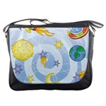 Science Fiction Outer Space Messenger Bag Front