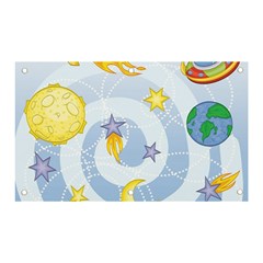 Science Fiction Outer Space Banner And Sign 5  X 3  by Ndabl3x