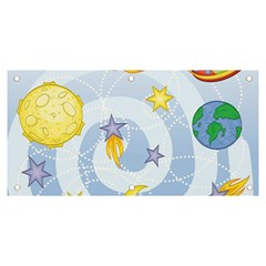 Science Fiction Outer Space Banner And Sign 6  X 3  by Ndabl3x