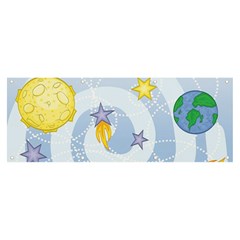 Science Fiction Outer Space Banner And Sign 8  X 3  by Ndabl3x