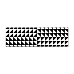 Optical Illusion Black Sticker (bumper) by Ndabl3x