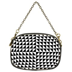 Optical Illusion Black Chain Purse (one Side) by Ndabl3x