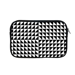 Optical Illusion Black Apple Macbook Pro 13  Zipper Case by Ndabl3x