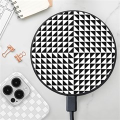 Optical Illusion Black Wireless Fast Charger(black) by Ndabl3x