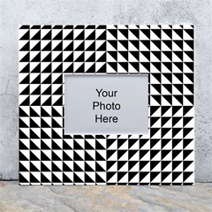 Optical Illusion Black White Wall Photo Frame 5  X 7  by Ndabl3x