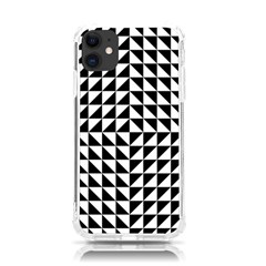 Optical Illusion Black Iphone 11 Tpu Uv Print Case by Ndabl3x