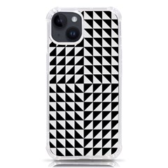 Optical Illusion Black Iphone 14 Tpu Uv Print Case by Ndabl3x