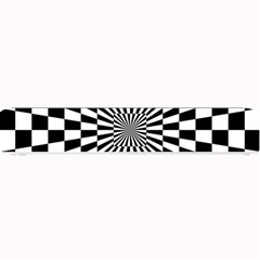 Optical Illusion Chessboard Tunnel Small Bar Mat by Ndabl3x