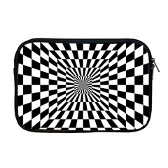 Optical Illusion Chessboard Tunnel Apple Macbook Pro 17  Zipper Case by Ndabl3x