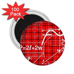 Geometry Mathematics Cube 2 25  Magnets (100 Pack)  by Ndabl3x