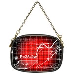 Geometry Mathematics Cube Chain Purse (Two Sides) Front