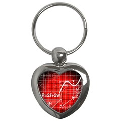 Geometry Mathematics Cube Key Chain (heart) by Ndabl3x