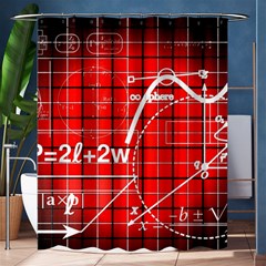 Geometry Mathematics Cube Shower Curtain 60  X 72  (medium)  by Ndabl3x