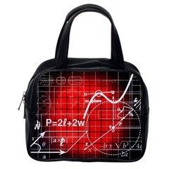 Geometry Mathematics Cube Classic Handbag (one Side) by Ndabl3x