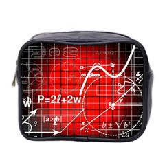 Geometry Mathematics Cube Mini Toiletries Bag (two Sides) by Ndabl3x