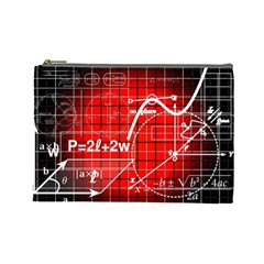 Geometry Mathematics Cube Cosmetic Bag (large)