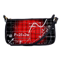 Geometry Mathematics Cube Shoulder Clutch Bag by Ndabl3x