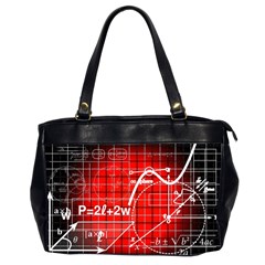 Geometry Mathematics Cube Oversize Office Handbag (2 Sides) by Ndabl3x