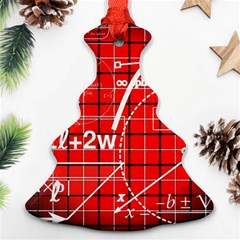 Geometry Mathematics Cube Christmas Tree Ornament (two Sides) by Ndabl3x