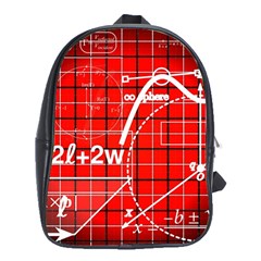 Geometry Mathematics Cube School Bag (xl) by Ndabl3x