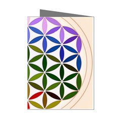 Mandala Rainbow Colorful Mini Greeting Cards (pkg Of 8) by Ndabl3x