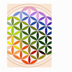 Mandala Rainbow Colorful Large Garden Flag (two Sides) by Ndabl3x