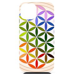 Mandala Rainbow Colorful Iphone 14 Black Uv Print Case