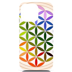 Mandala Rainbow Colorful Iphone 14 Pro Max Black Uv Print Case by Ndabl3x