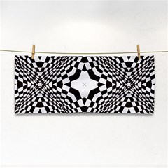 Tile Repeating Pattern Texture Hand Towel by Ndabl3x