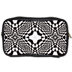 Tile Repeating Pattern Texture Toiletries Bag (two Sides) by Ndabl3x