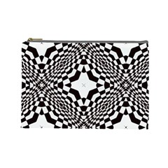 Tile Repeating Pattern Texture Cosmetic Bag (large)